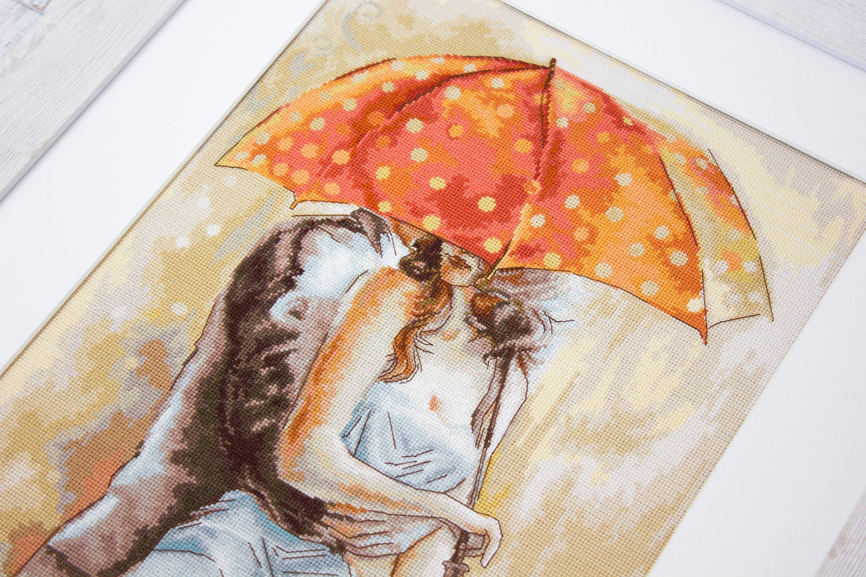 B555 Under the umbrella 3 - Luca-S - Cross Stitch Kit