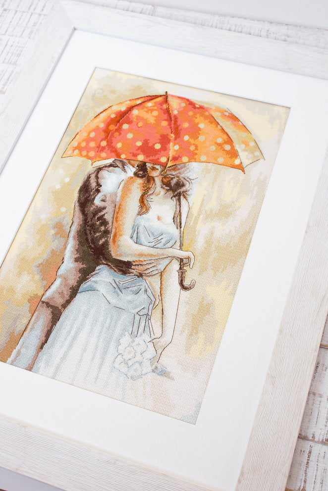 B555 Under the umbrella 3 - Luca-S - Cross Stitch Kit
