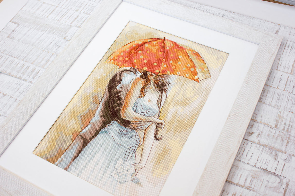 B555 Under the umbrella 3 - Luca-S - Cross Stitch Kit