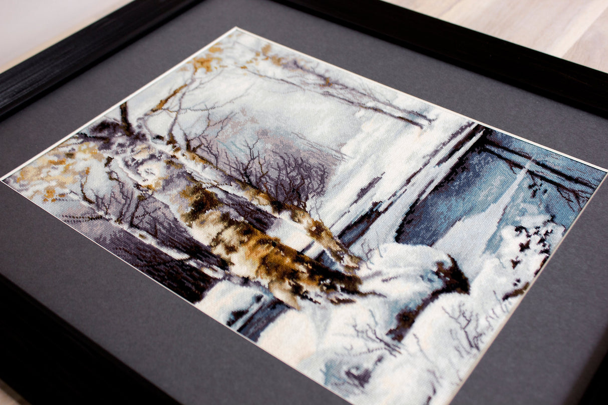 Cross Stitch Kit 'Winter Silence' - B560 Landscape by Luca-S