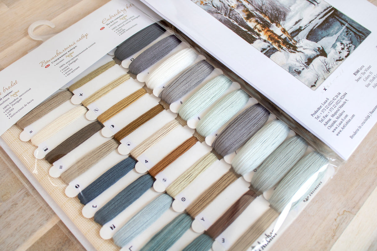 Cross Stitch Kit 'Winter Silence' - B560 Landscape by Luca-S