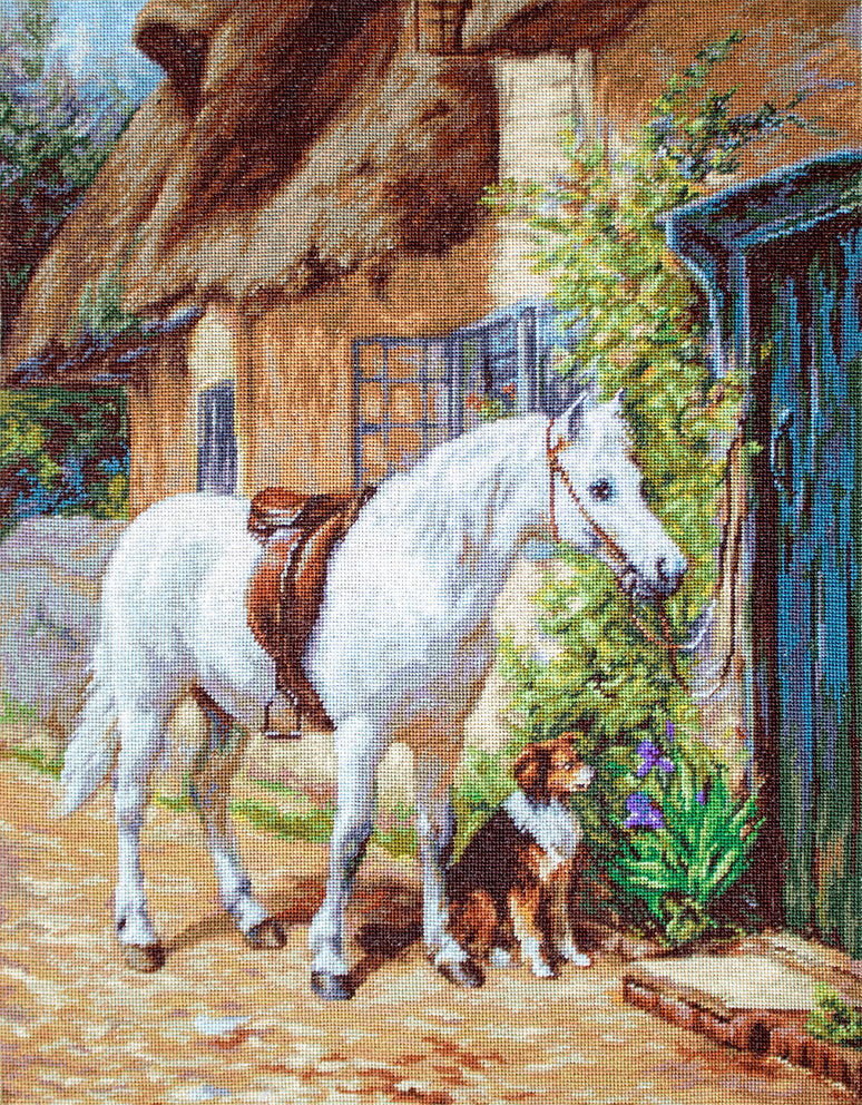 B572 Next to the cabin - Luca-S - Cross Stitch Kit