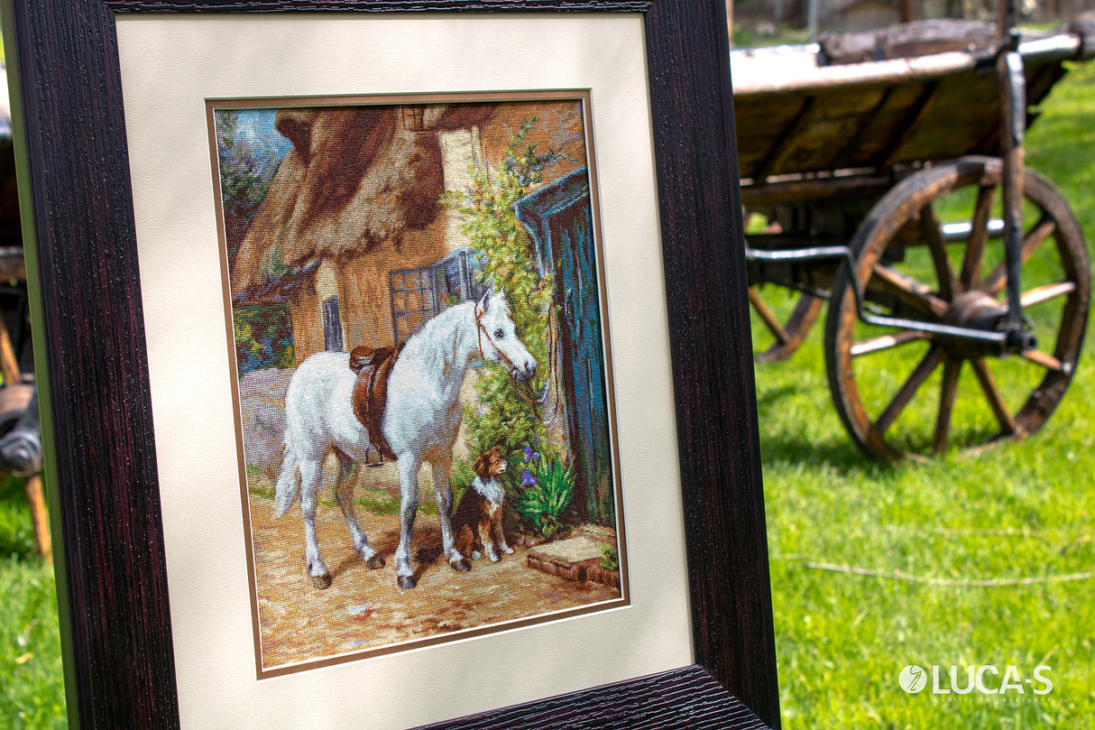 B572 Next to the cabin - Luca-S - Cross Stitch Kit
