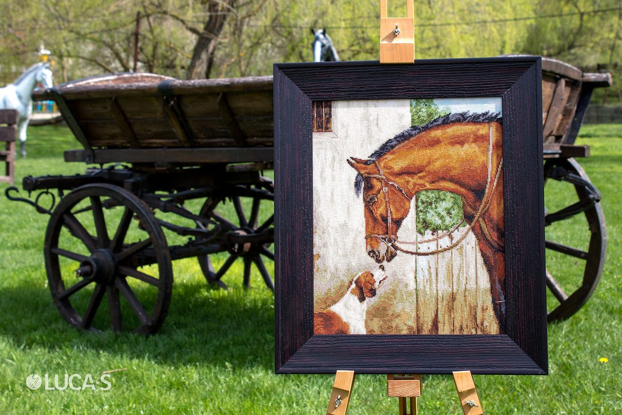 Chasseur et Foxhound - B580 Luca-S - Kit de point de croix