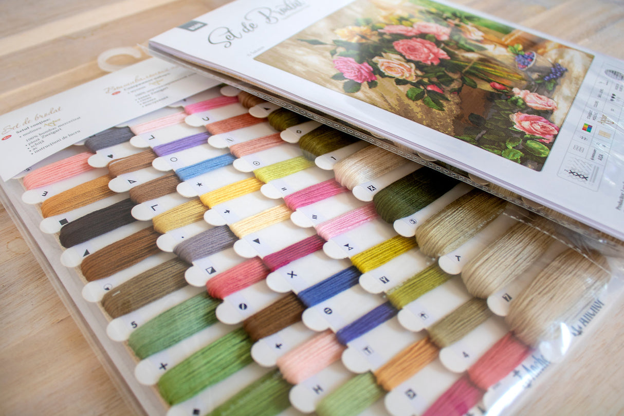 Still life with blueberries - B588 Luca-S - Cross Stitch Kit