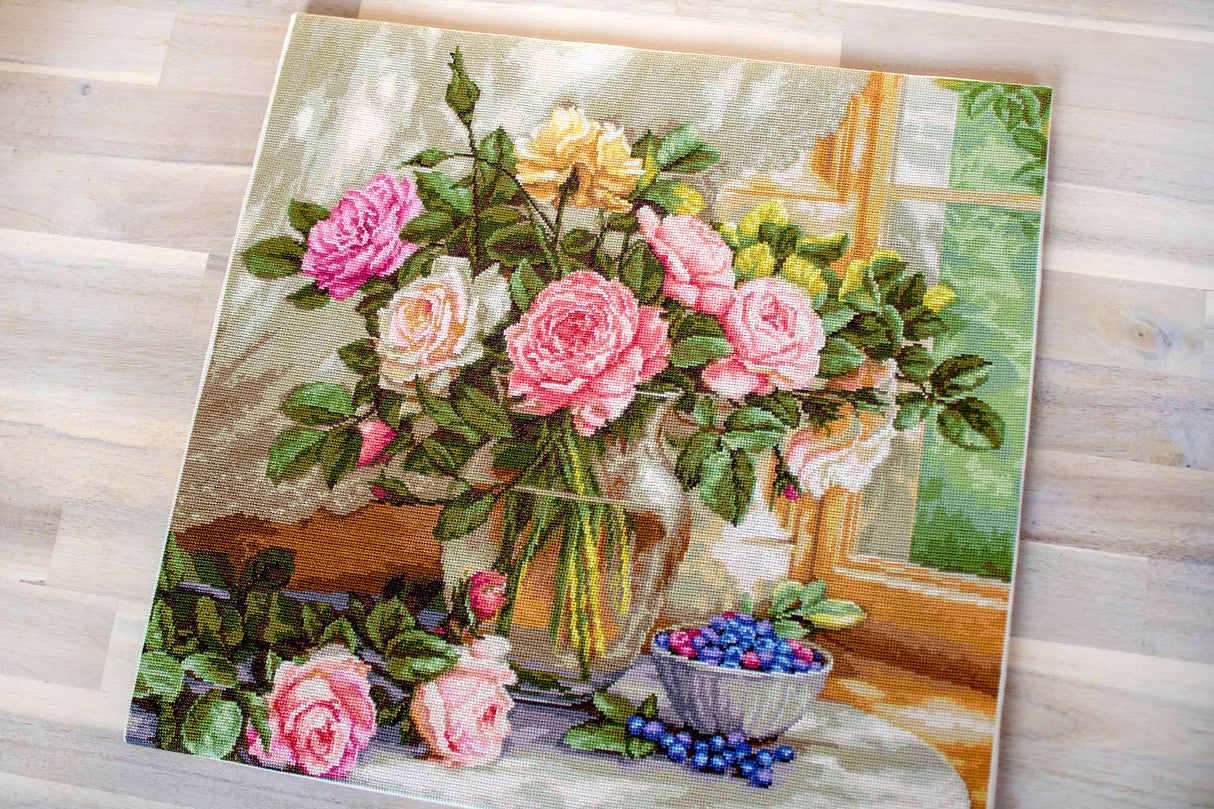 Still life with blueberries - B588 Luca-S - Cross Stitch Kit