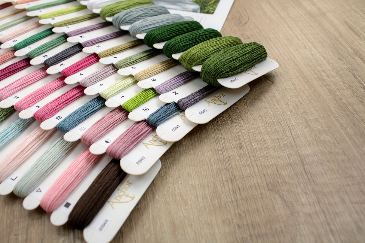 Peonies by the Window - B594 Luca-S - Cross Stitch Kit