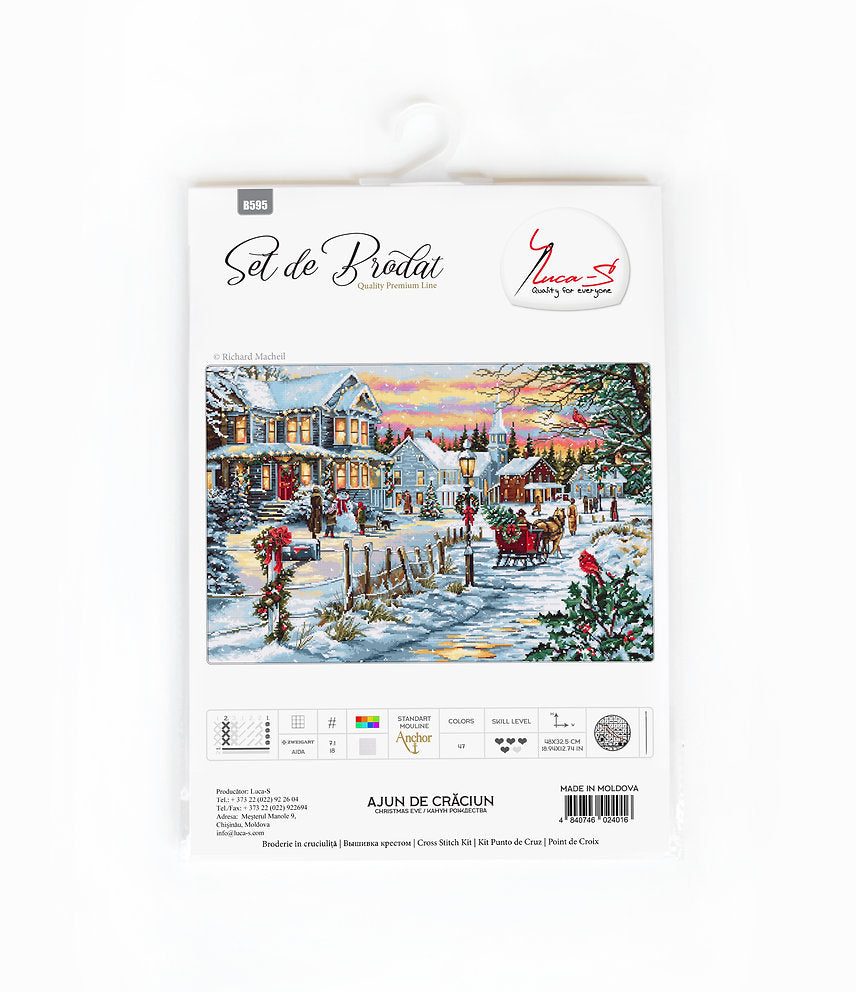 Cross Stitch Kit "Christmas Eve" by Luca-S B595
