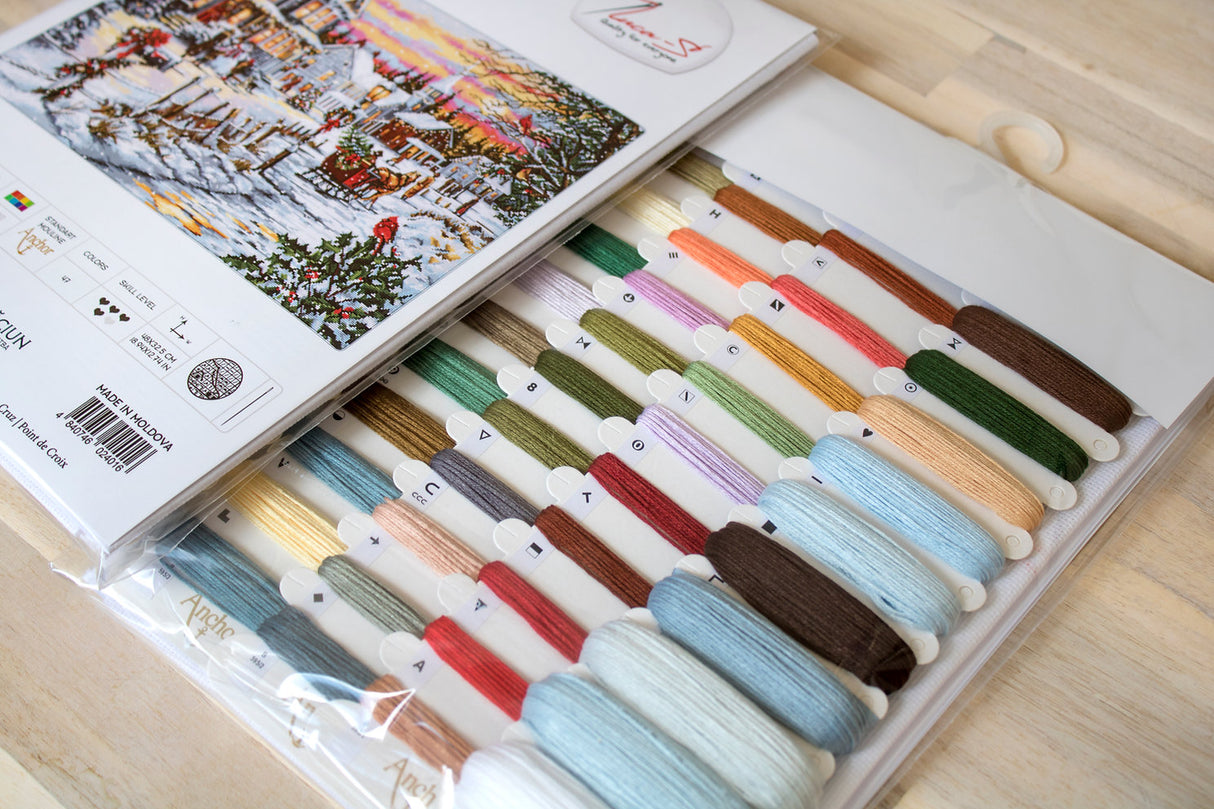 Cross Stitch Kit "Christmas Eve" by Luca-S B595