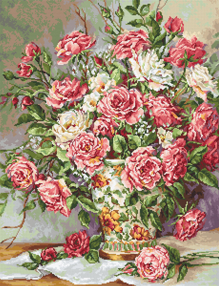 Princess's Bouquets - B603 Luca-S - Cross Stitch Kit