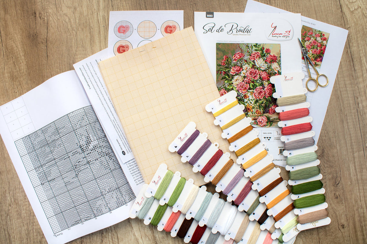 Princess's Bouquets - B603 Luca-S - Cross Stitch Kit