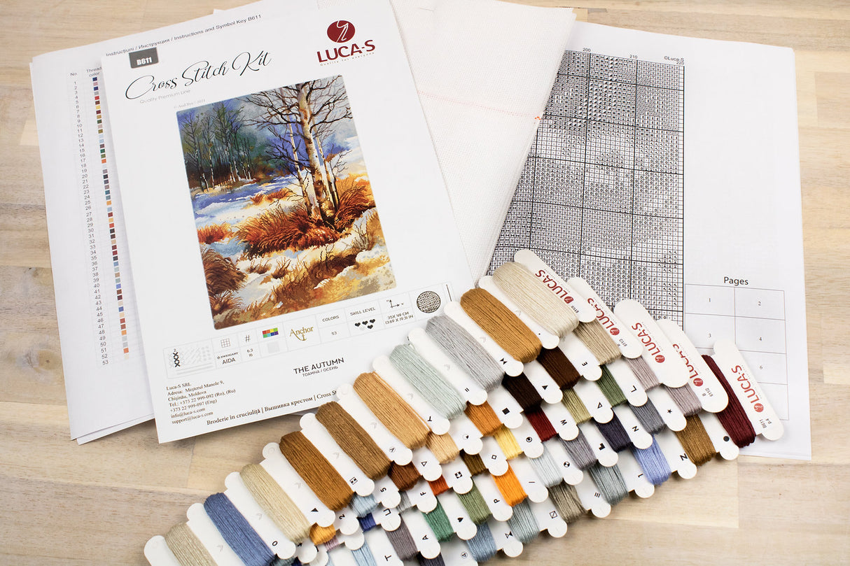 B611 Automne - Luca-S - Kit de point de croix
