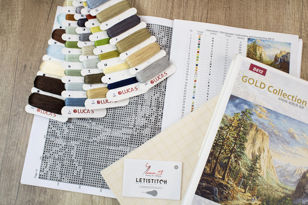 B612 Riding the Range - Luca-S Gold - Cross Stitch Kit