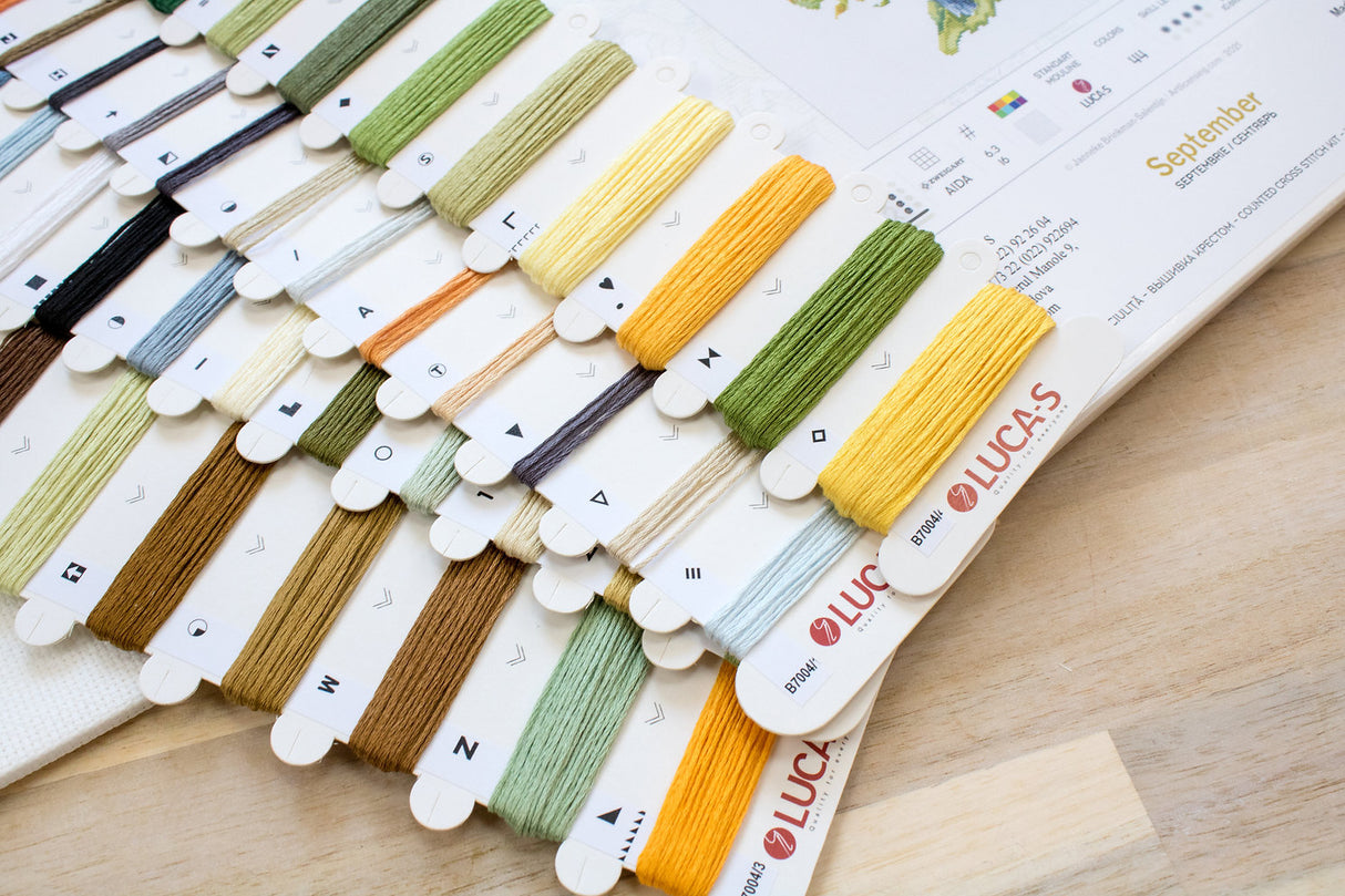 (Discontinued) B7004 September - Luca-S Gold - Cross Stitch Kit