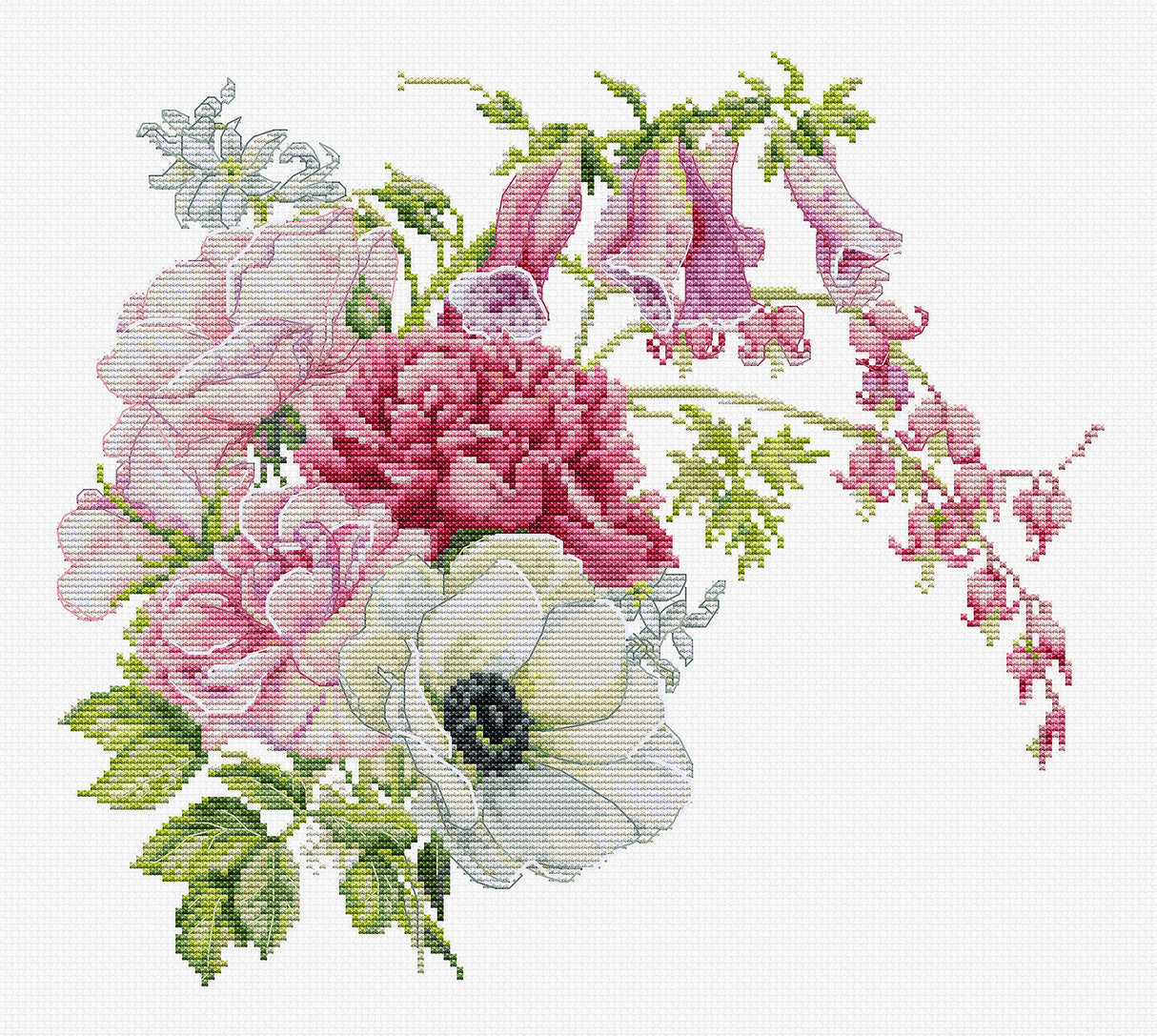 Spring Bouquet Cross Stitch Kit - B7018 Luca-S