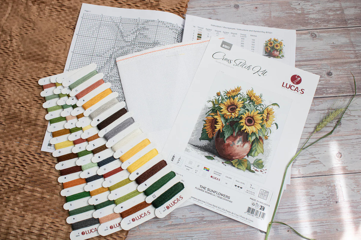 Kit de point de croix - Les Tournesols - B7021 Luca-S