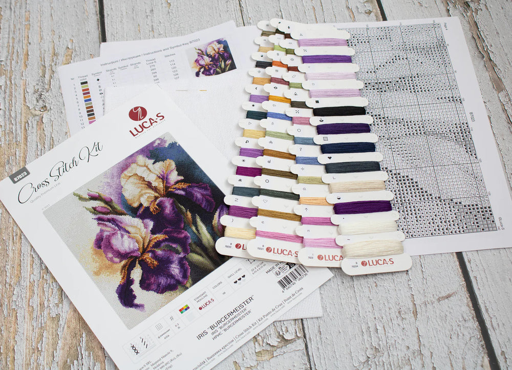 Kit de point de croix - Iris « Burgermeister » - B7023 Luca-S