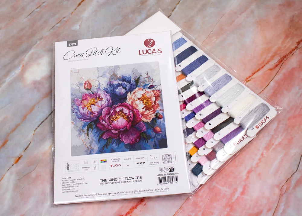 Kit de point de croix - Le Roi des Fleurs - B7027 Luca-S