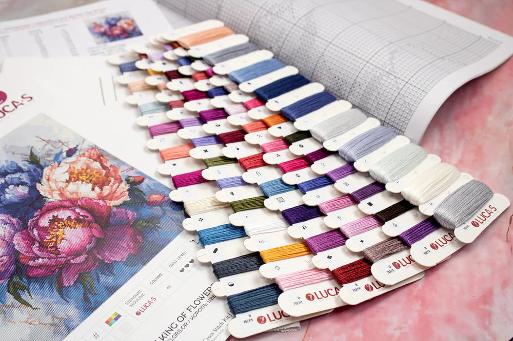 Kit de point de croix - Le Roi des Fleurs - B7027 Luca-S