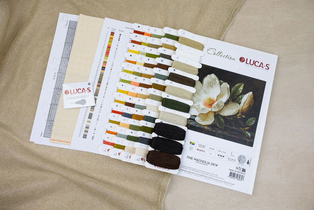 Kit de Punto de Cruz Luca-S GOLD – The Magnolia Dew, B713