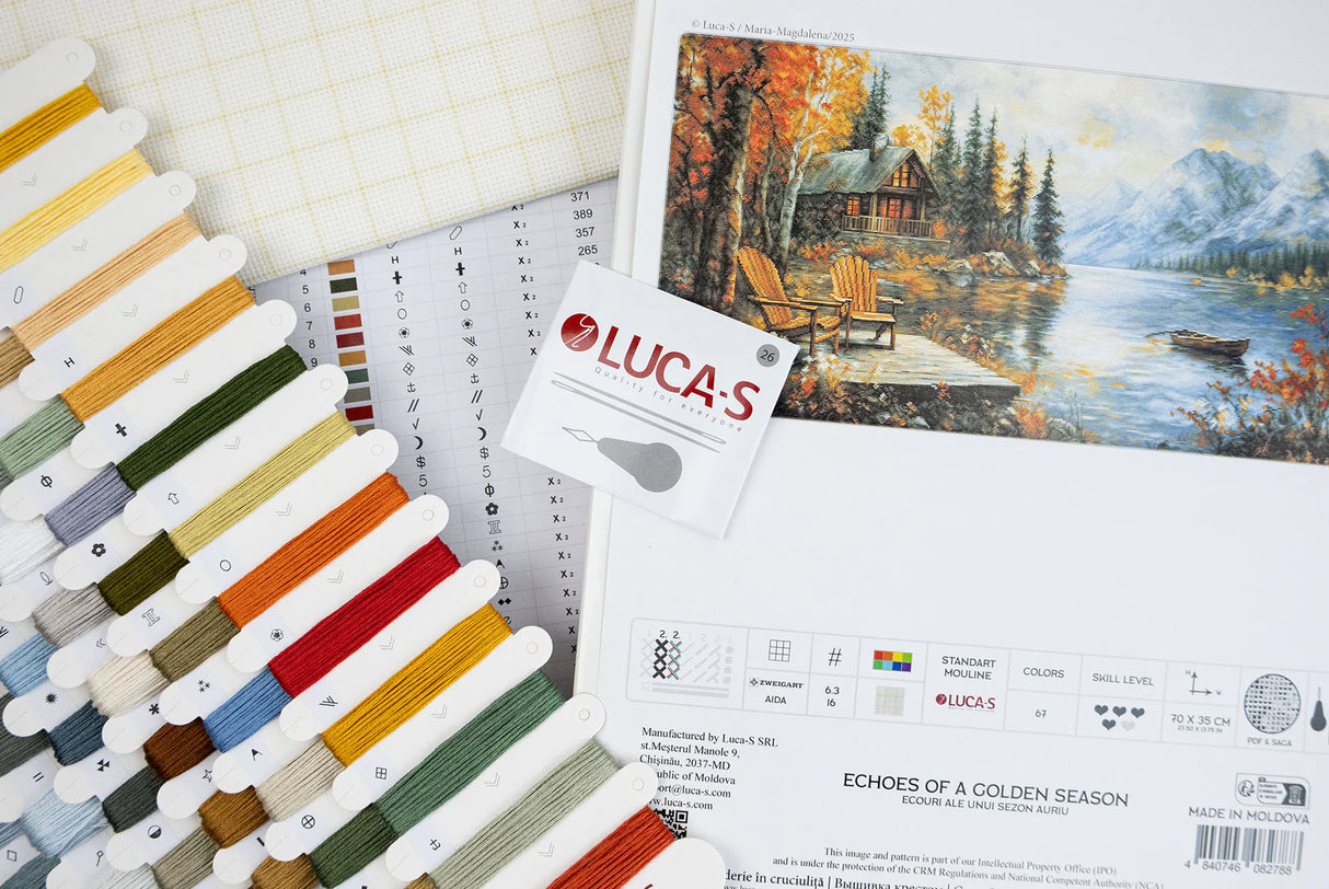 Kit de Punto de Cruz Luca-S GOLD – Echoes of a Golden Season B716