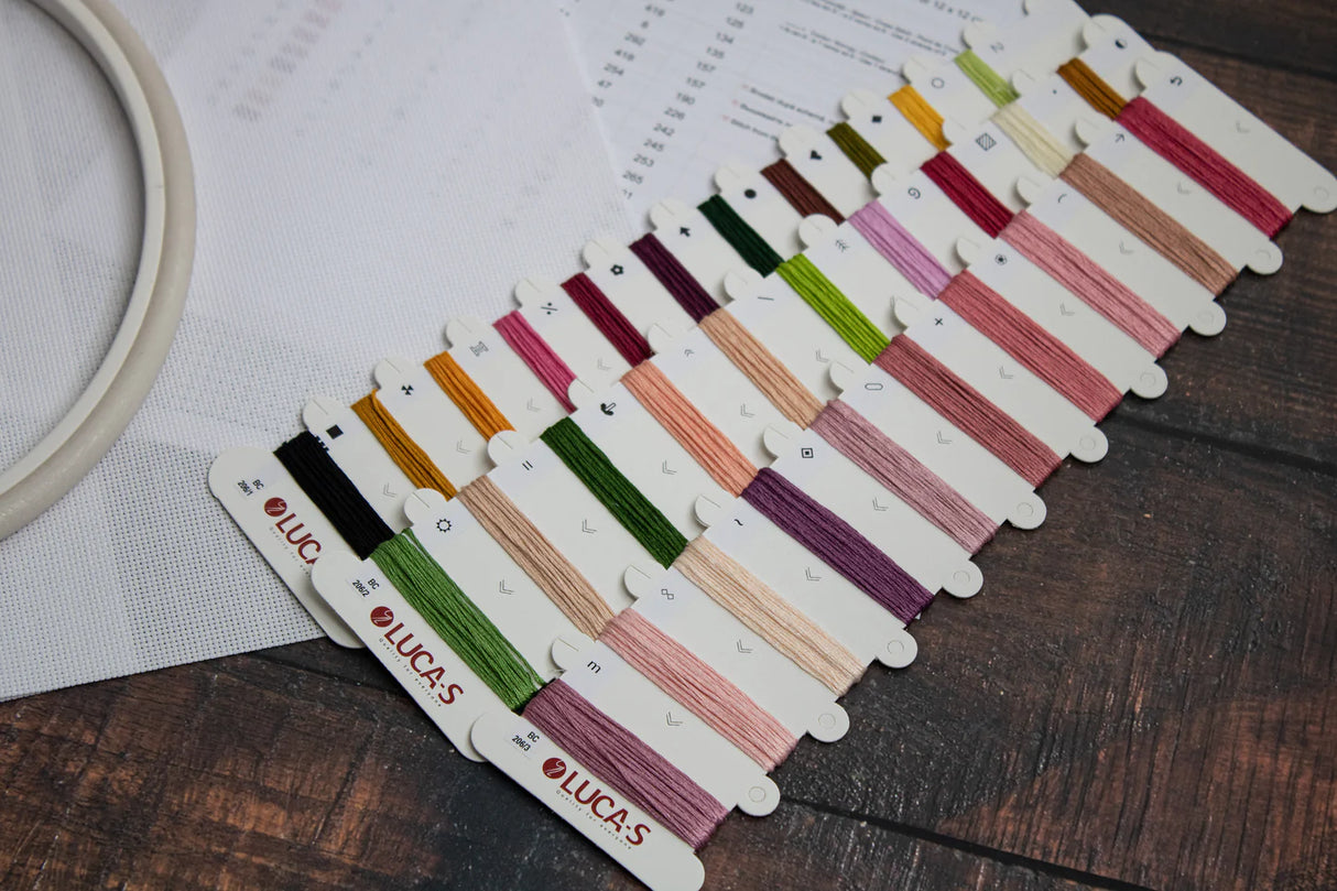 Kit de Punto de Cruz - ’’Rozella’’ Peony - BC206 Luca-S