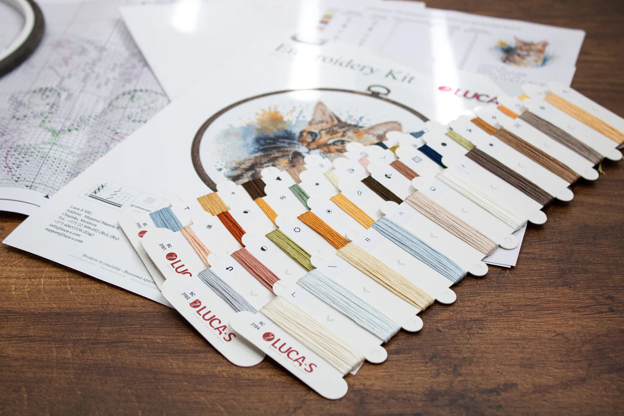 Kit de Punto de Cruz - The Bengal Cat - BC210 Luca-S