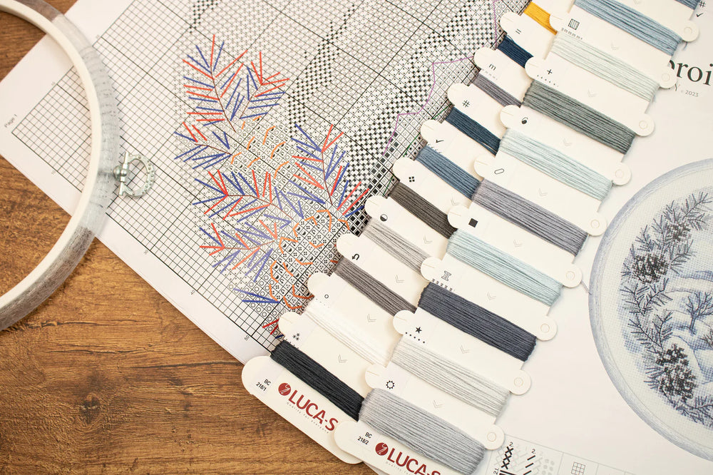 Kit de point de croix - L'hiver - BC218 Luca-S