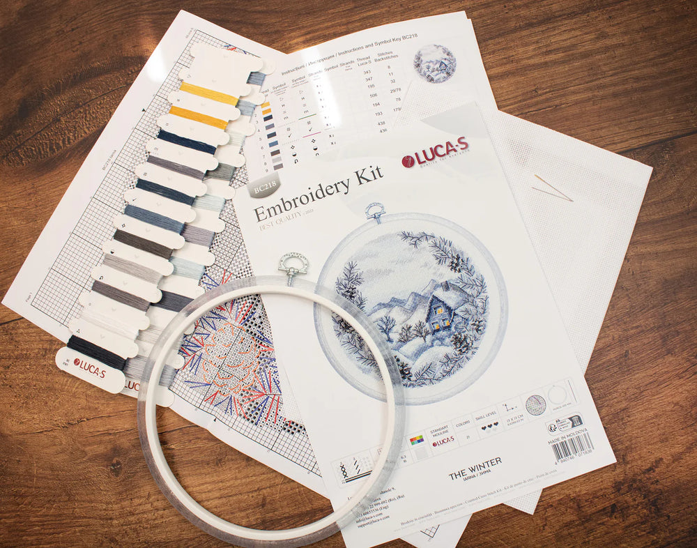 Kit de point de croix - L'hiver - BC218 Luca-S