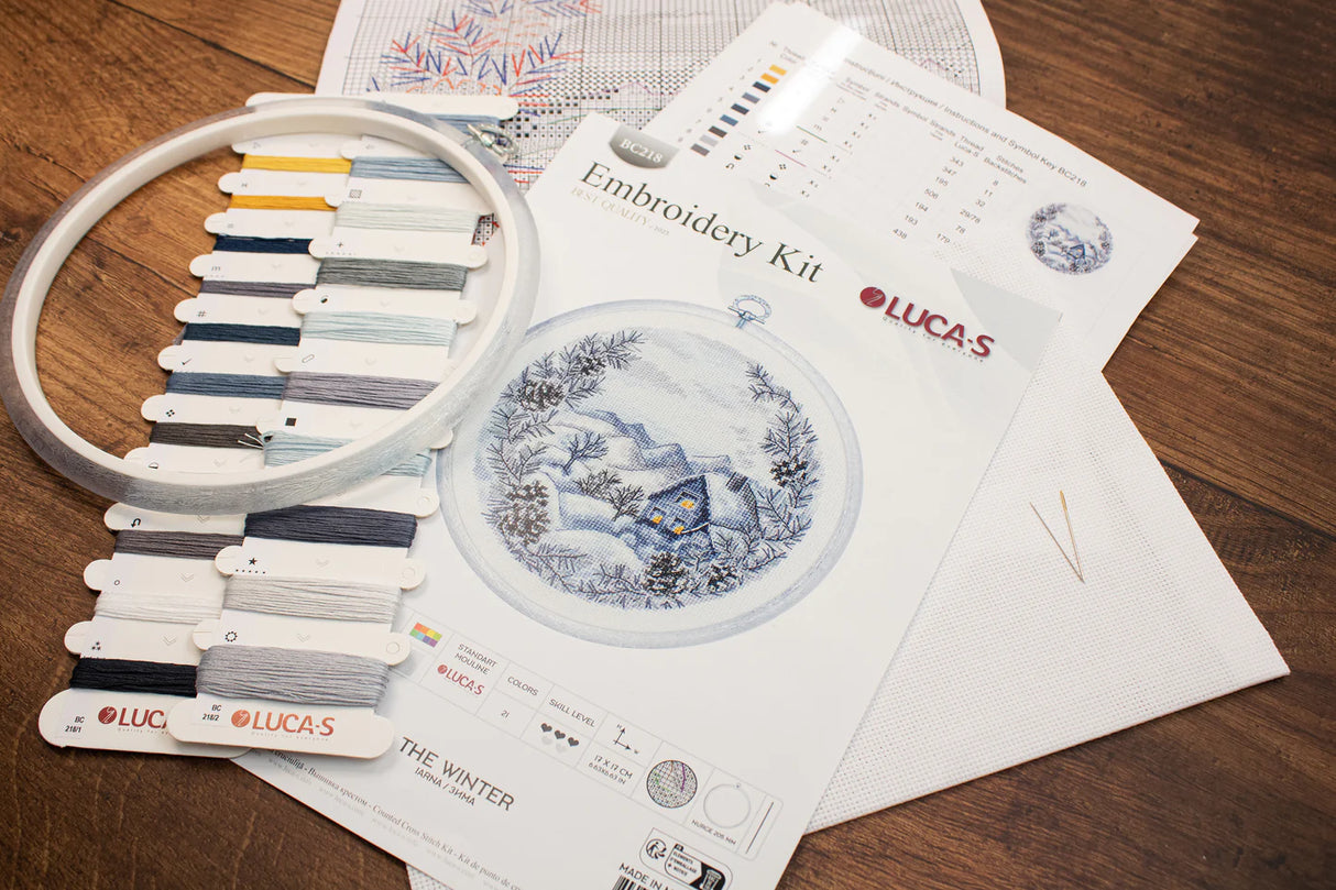 Kit de point de croix - L'hiver - BC218 Luca-S