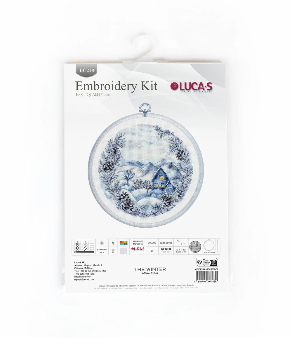 Kit de point de croix - L'hiver - BC218 Luca-S