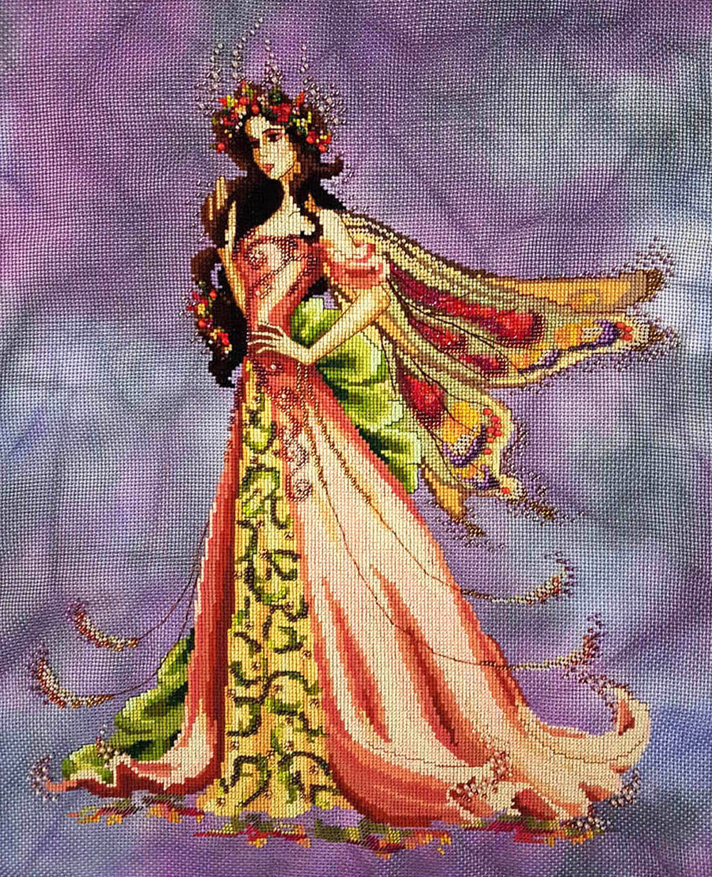 Queen Flower Fairy - Bella Filipina - Cross stitch chart BF004