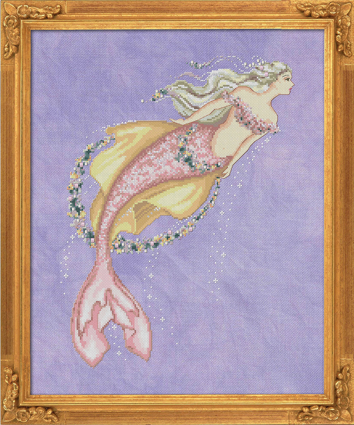 Akoya Pearl Mermaid - Bella Filipina - Cross stitch chart BF021
