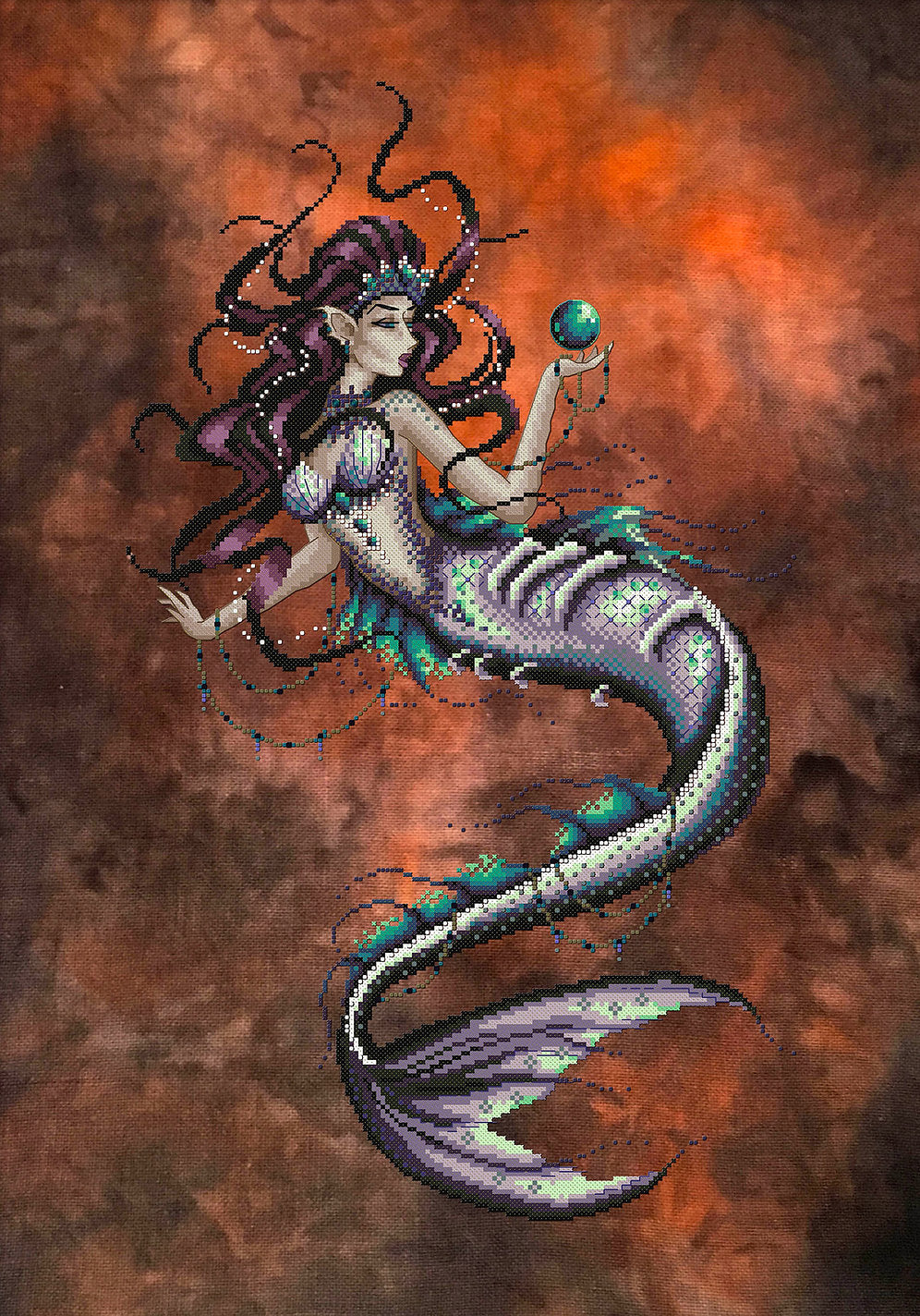 Temptress of the Cursed Sea - Bella Filipina - Cross stitch chart BF032