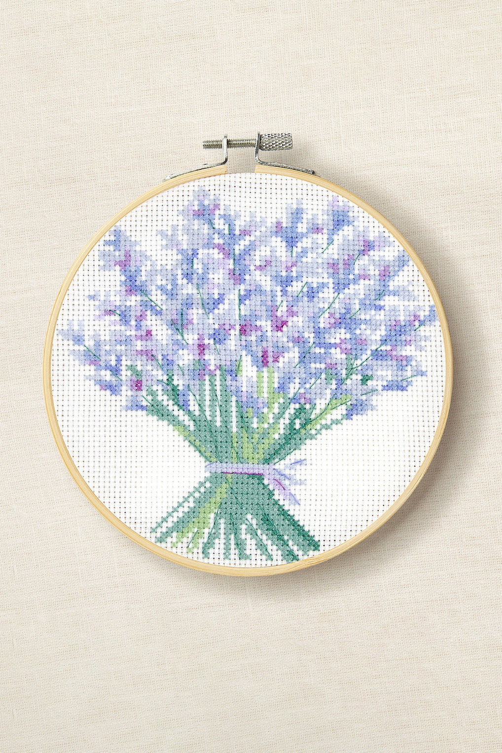 Cross Stitch Embroidery Kit "Lavender Bouquet" - DMC BK1979