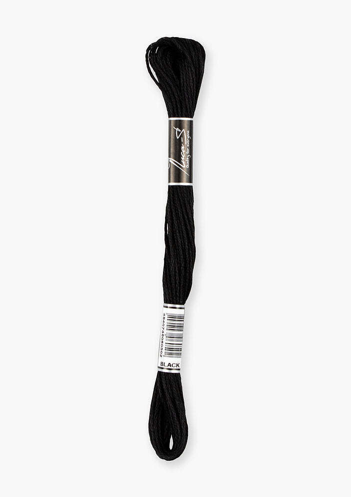 BLACK / Black Mouline Threads Luca-S