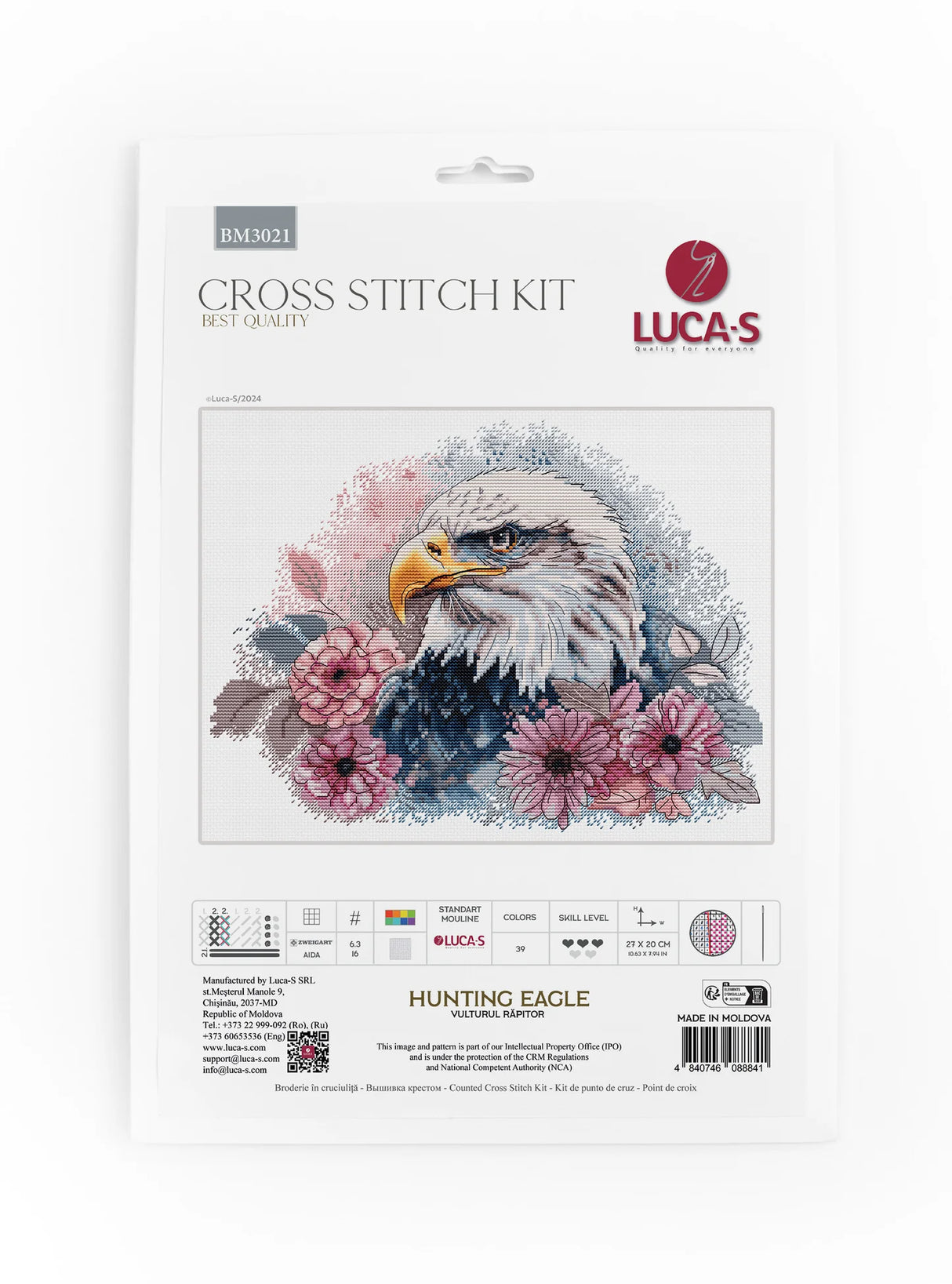 Cross Stitch Kit "Hunting Eagle" BM3021 by Luca-S