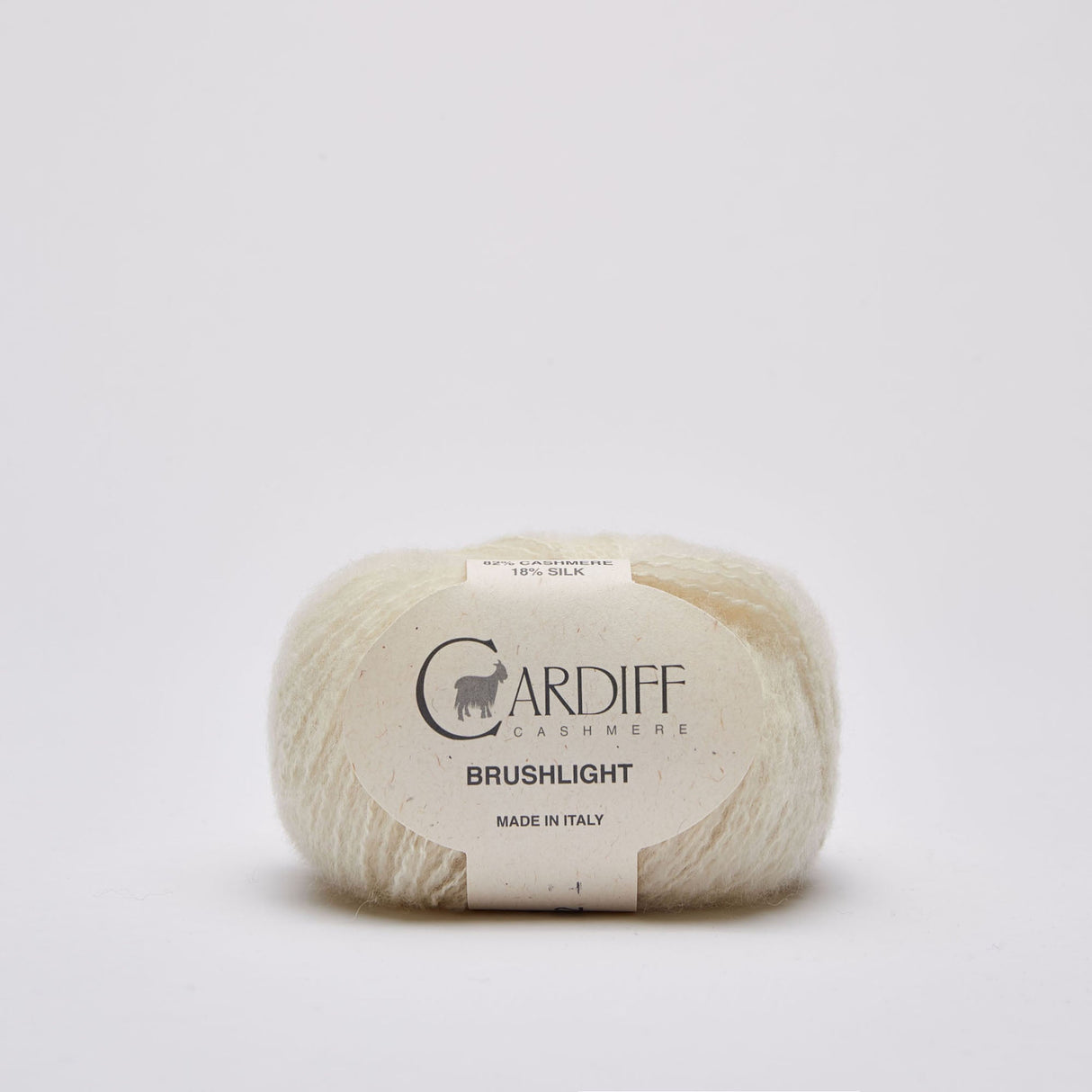 Cardiff Brushlight – Laine de soie et cachemire brossée DK (25 g / 138 m)