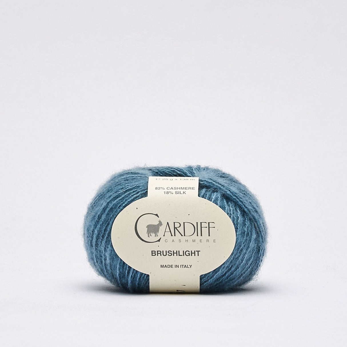 Cardiff Brushlight – Laine de soie et cachemire brossée DK (25 g / 138 m)