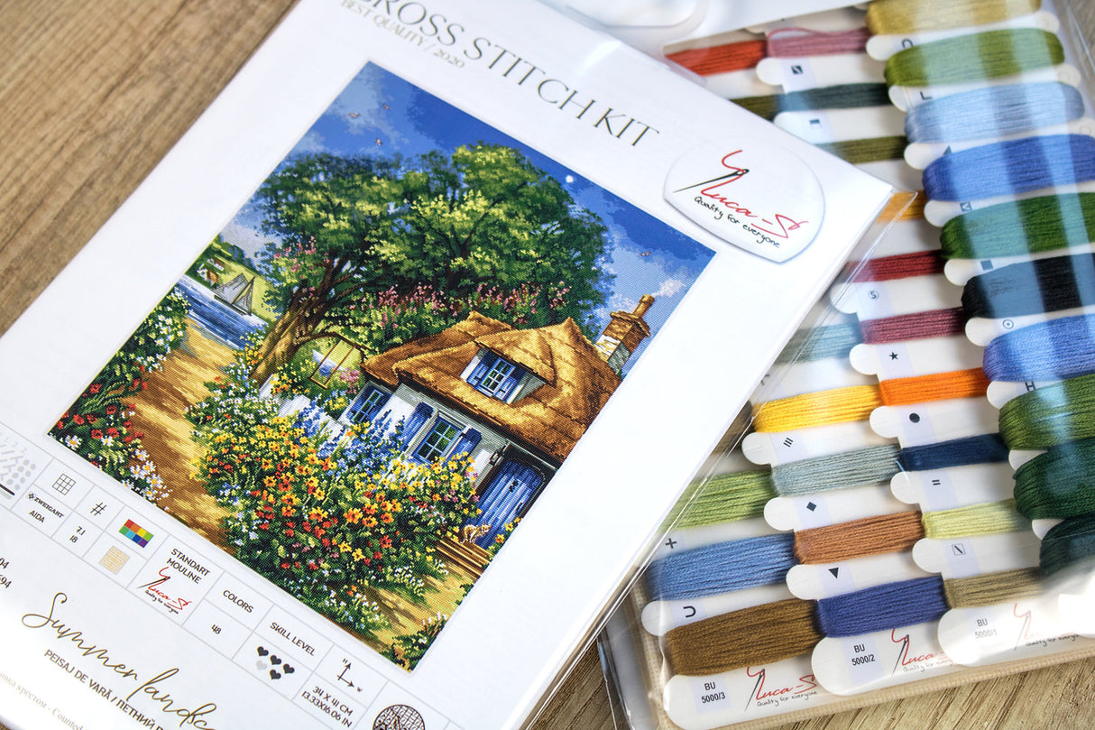 BU5000 Summer Landscape - Luca-S - Cross Stitch Kit