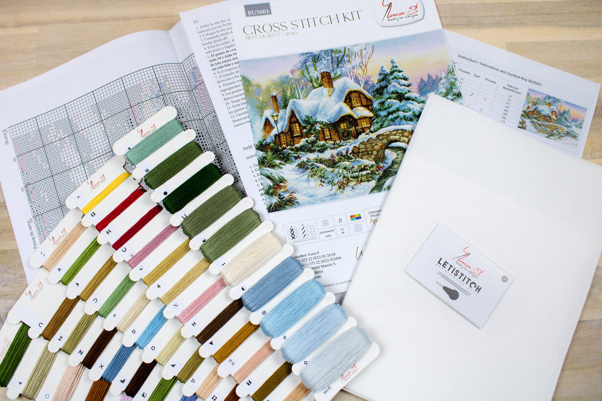 Winter Landscape - BU5001 Luca-S - Cross Stitch Kit