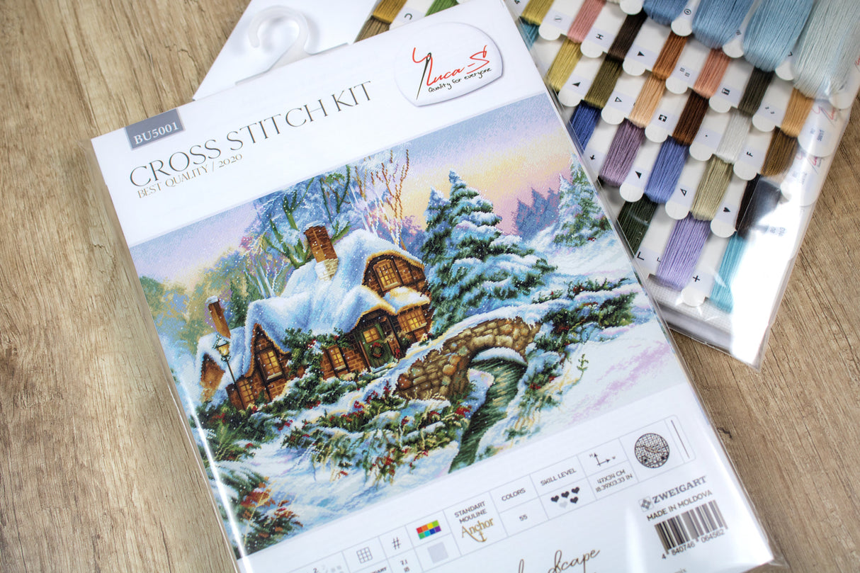 Winter Landscape - BU5001 Luca-S - Cross Stitch Kit
