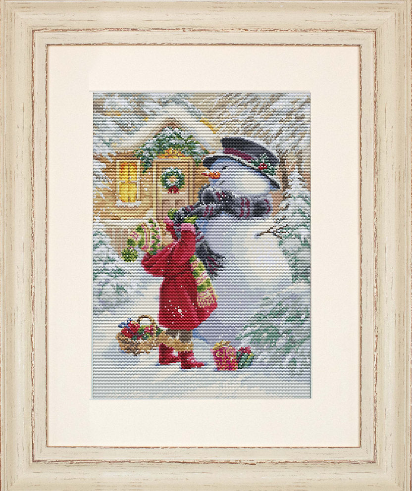 Cross Stitch Kit - The Girl with Gifts BU5018 by Luca-S