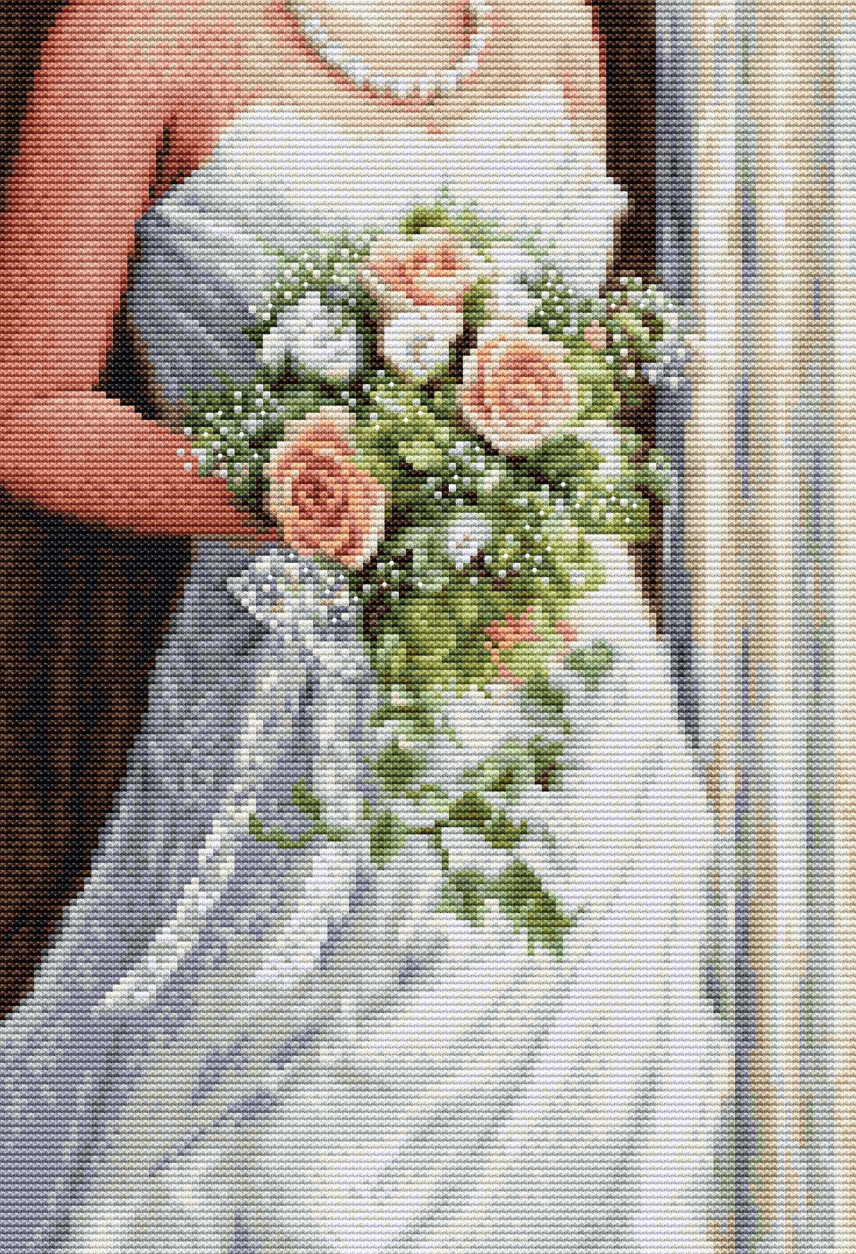 Cross Stitch Kit The Bride - BU5023 Luca-S