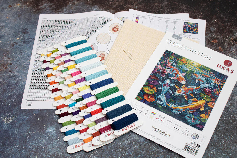 Cross Stitch Kit - The Aquarium - BU5030 Luca-S