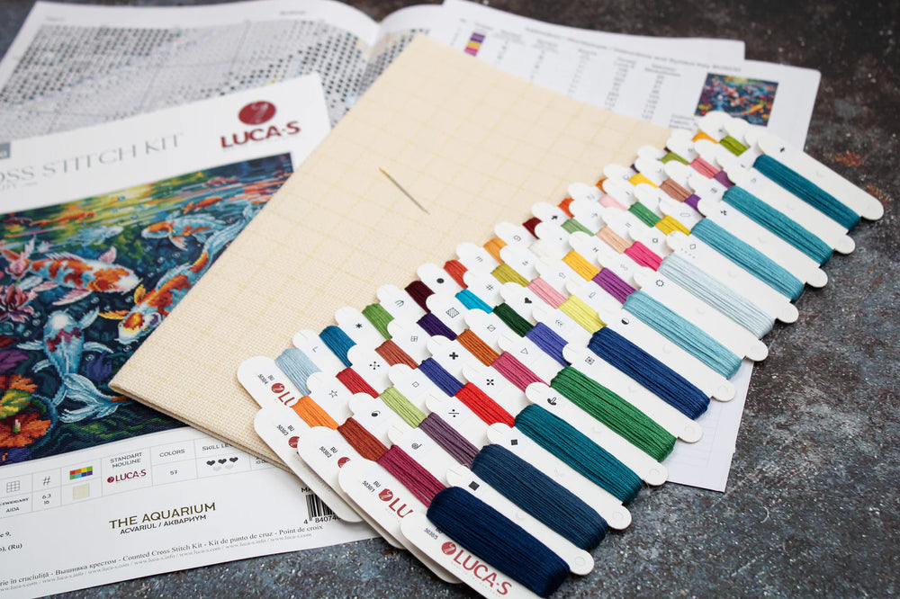 Cross Stitch Kit - The Aquarium - BU5030 Luca-S