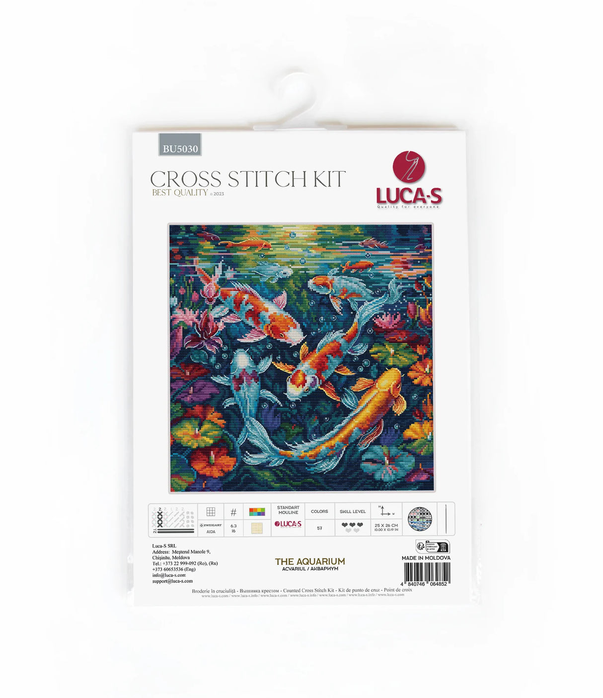 Cross Stitch Kit - The Aquarium - BU5030 Luca-S