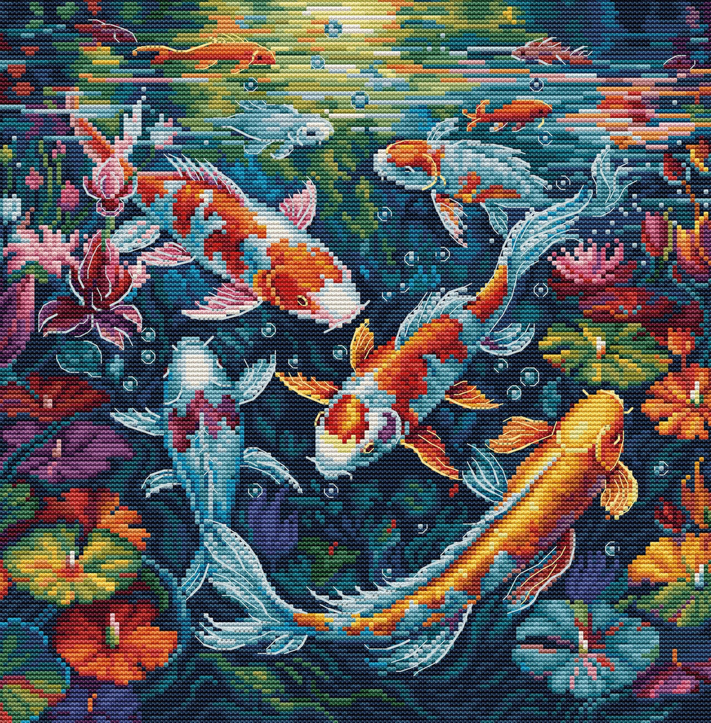 Cross Stitch Kit - The Aquarium - BU5030 Luca-S