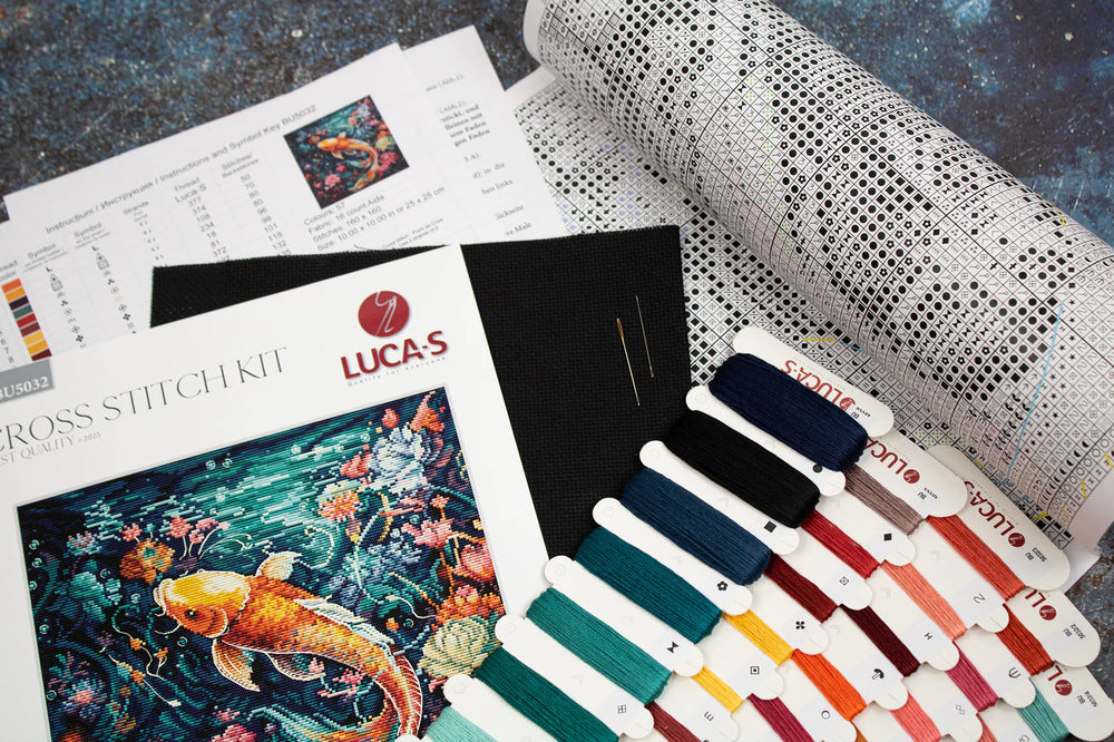 Kit de Punto de Cruz - Vida Marina - BU5032 Luca-S