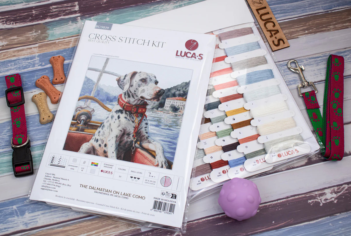 Kit de point de croix - Le Dalmatien sur le lac de Côme - BU5039 Luca-S